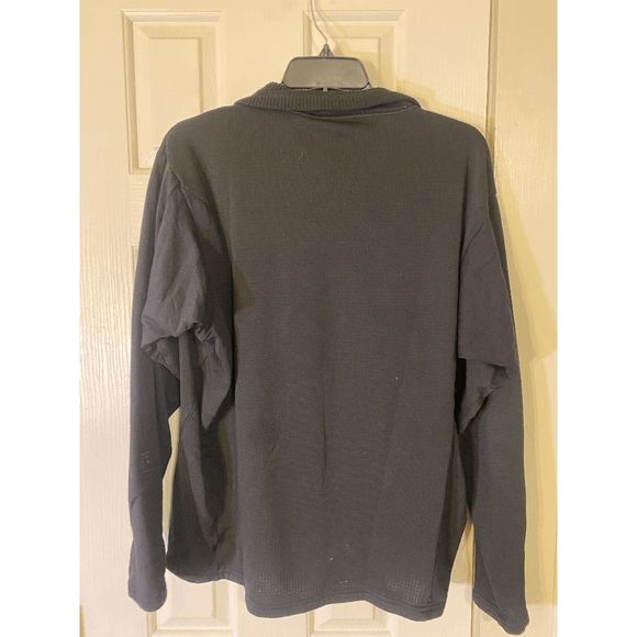 Patagonia Women's Black Long Sleeve 14 Zip Henley Sweatshirt Size L - Picture 4 of 6